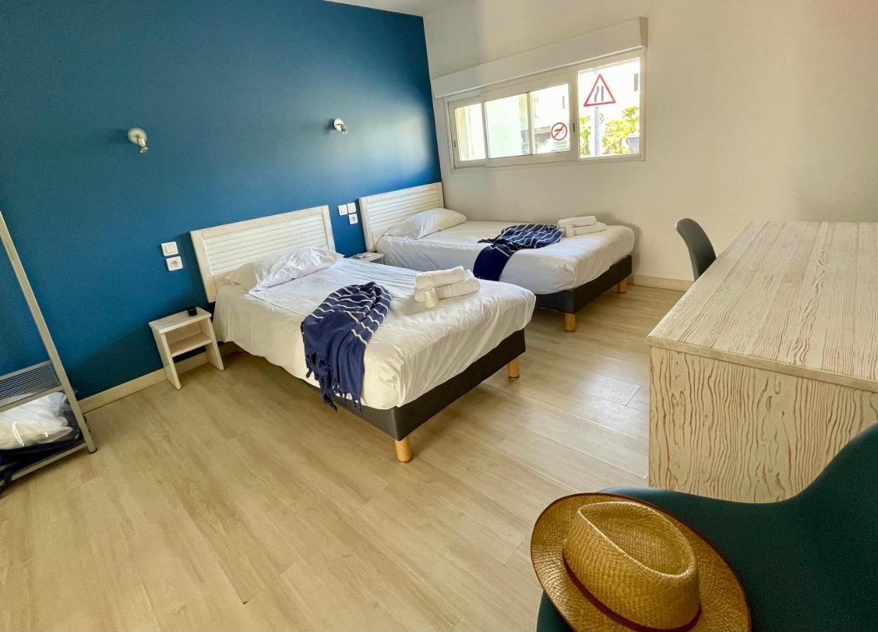 Amerique Hotel Palavas - Piscine - Plage Kültér fotó