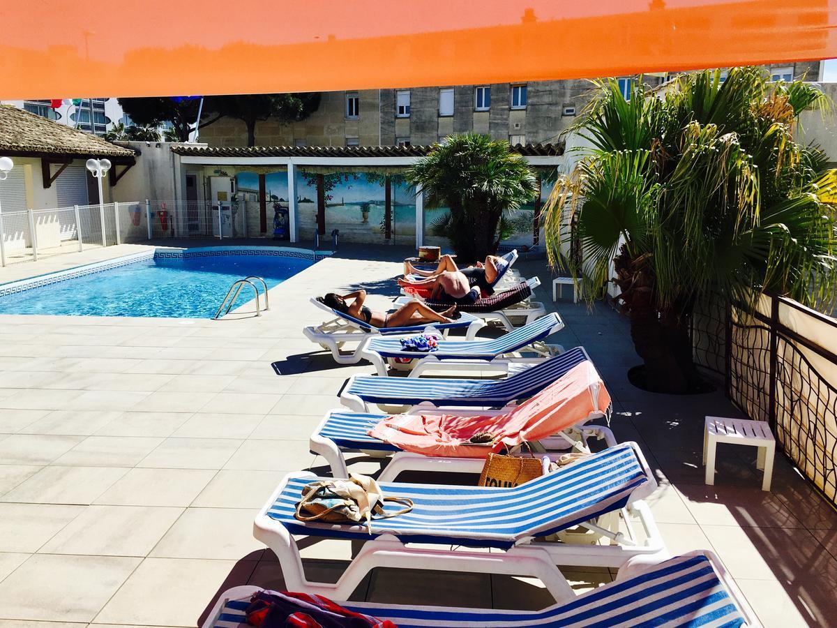 Amerique Hotel Palavas - Piscine - Plage Kültér fotó