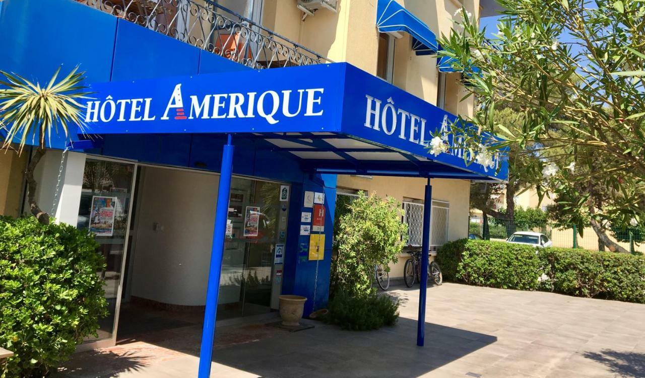 Amerique Hotel Palavas - Piscine - Plage Kültér fotó
