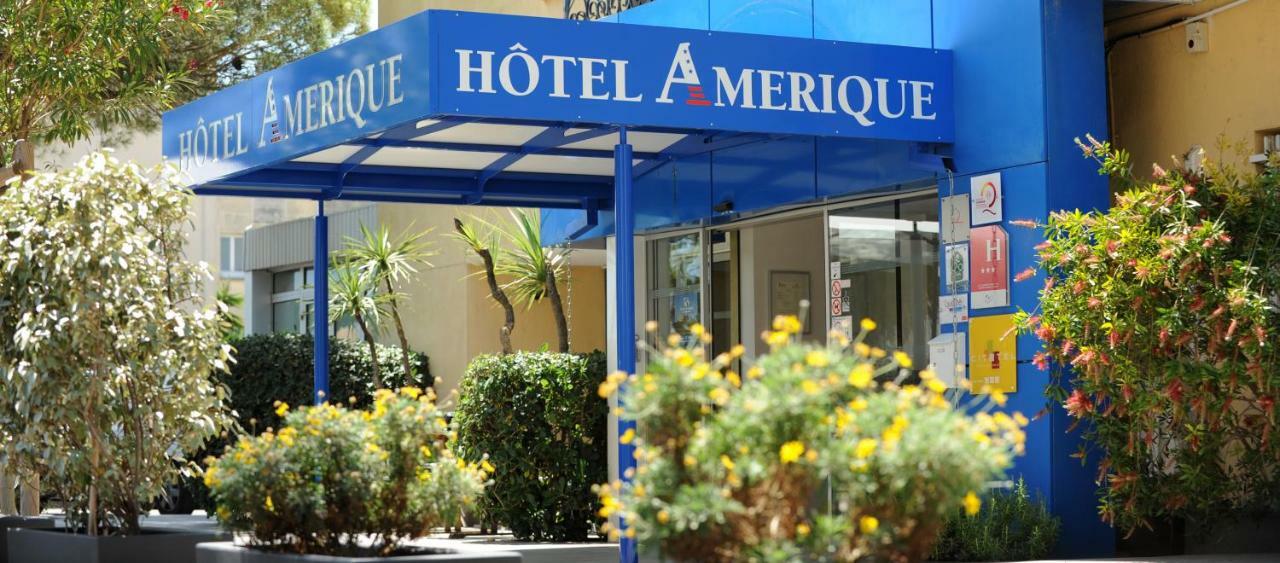 Amerique Hotel Palavas - Piscine - Plage Kültér fotó
